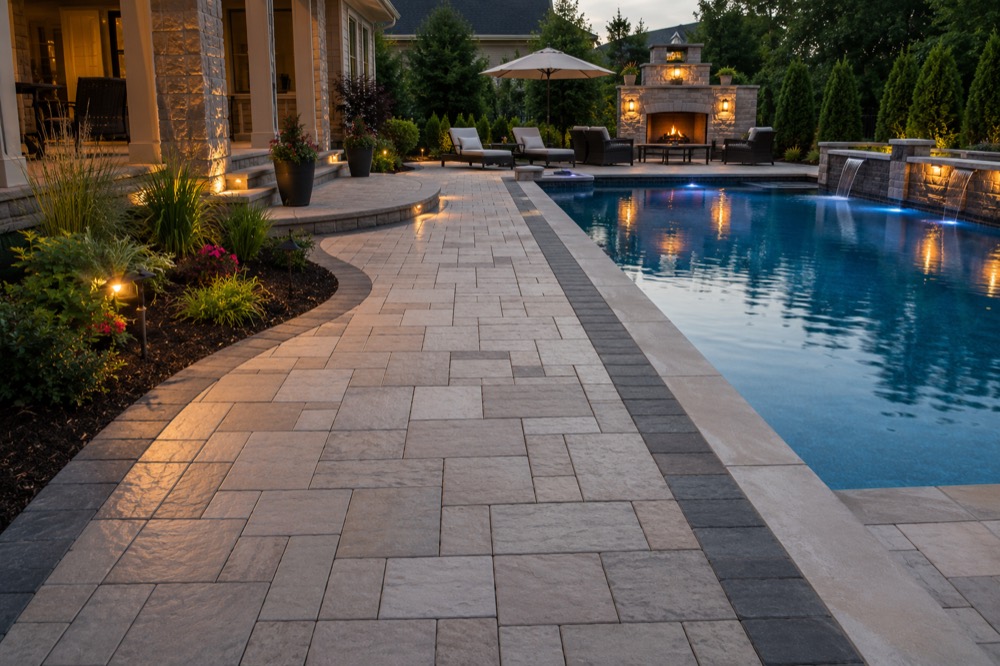Jacksonville pool deck pavers by JC Pavers