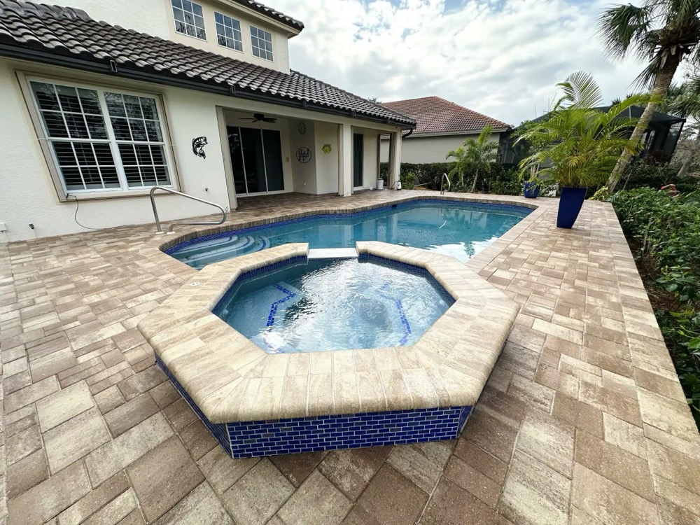Pool deck paver planning in Jacksonville